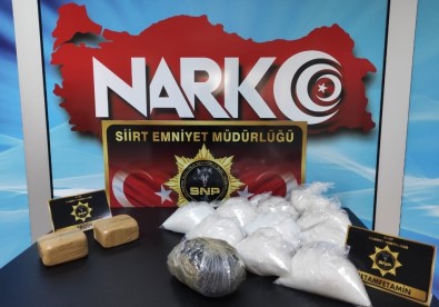 Siirt'te 6 Kilo 900 Gram Uyuşturucu Ele Geçirildi