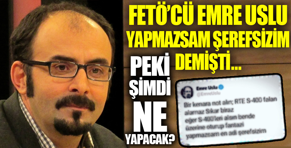 Yapmazsam şerefsizim dedi! Peki şimdi ne yapacak?