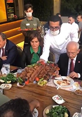 Kılıçdaroğlu'ndan olağanüstü kebap partisi!