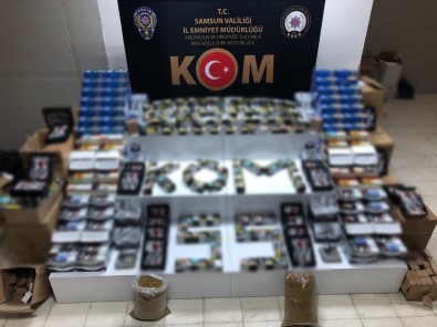 Samsun'da Kaçak Tütün Mamulü Operasyonu Açıklaması 2 Gözaltı