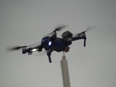 Taksim Meydanı'nda Drone Destekli Korona Virüs Denetimi Yapıldı