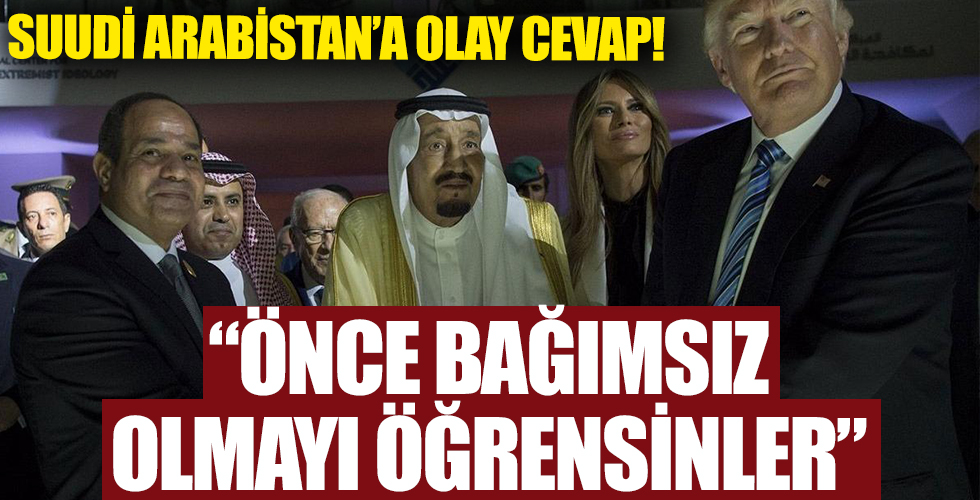 Ak Parti'den Suudi Arabistan'a olay cevap!
