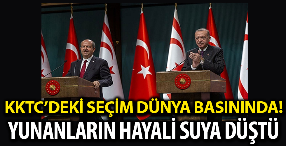 KKTC seçimleri Yunan basınında! Hayalleri suya düştü