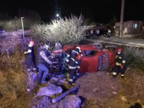 Konya'da 2 Otomobil Çarpıştı Açıklaması 9 Yaralı