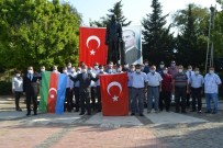 Bozyazılı Muhtarlardan Azerbaycan'a Bayraklı Destek Haberi