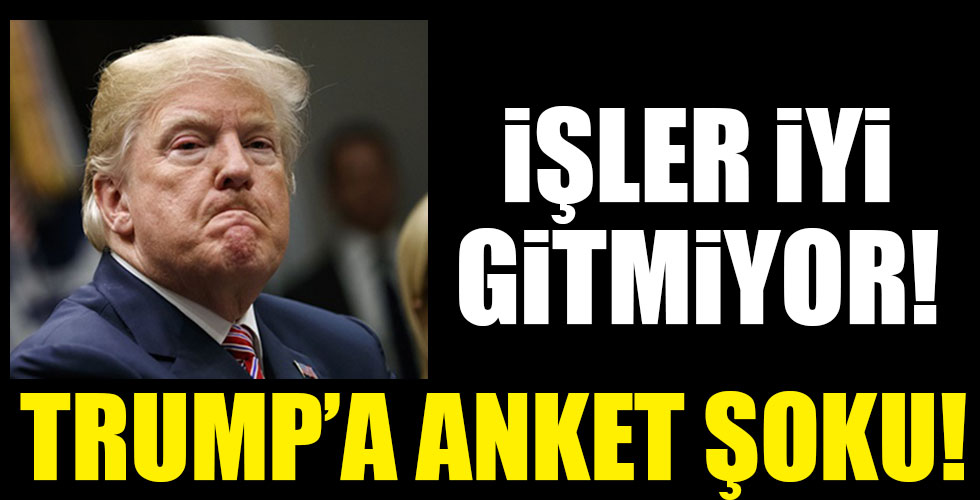 Trump'a anket şoku!