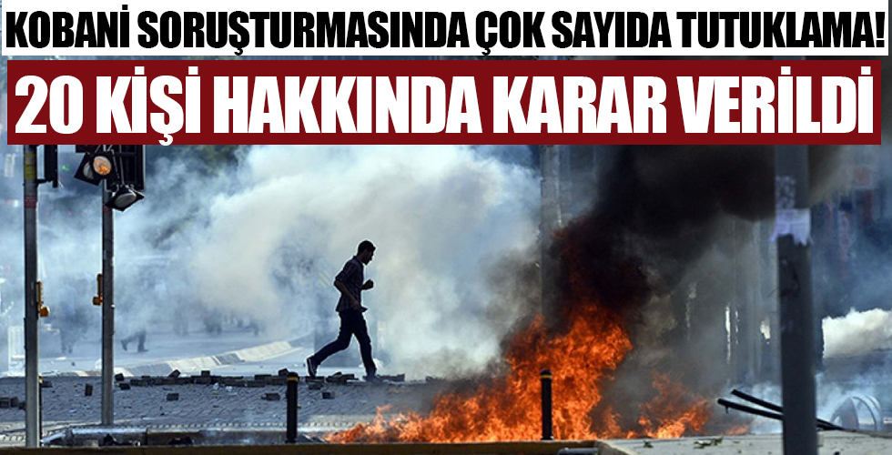 Kobani eylemleri soruşturması kapsamında 17 kişi tutuklandı