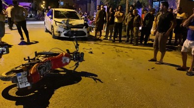 Samandağ'da Otomobil İle Motosiklet Çarpıştı Açıklaması 2 Yaralı
