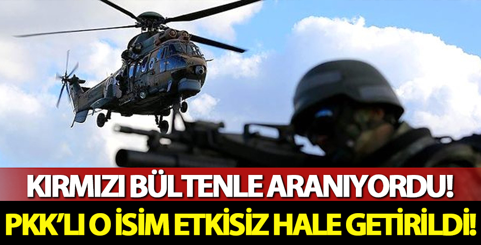 Kırmızı bültenle aranan Ahmet Bal etkisiz hale getirildi!