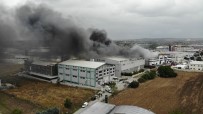 Sünger Fabrikasındaki Yangın Drone İle Görüntülendi Haberi