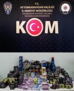 Afyonkarahisar Polisinden İşyerlerine Kaçakçılık Operasyonu