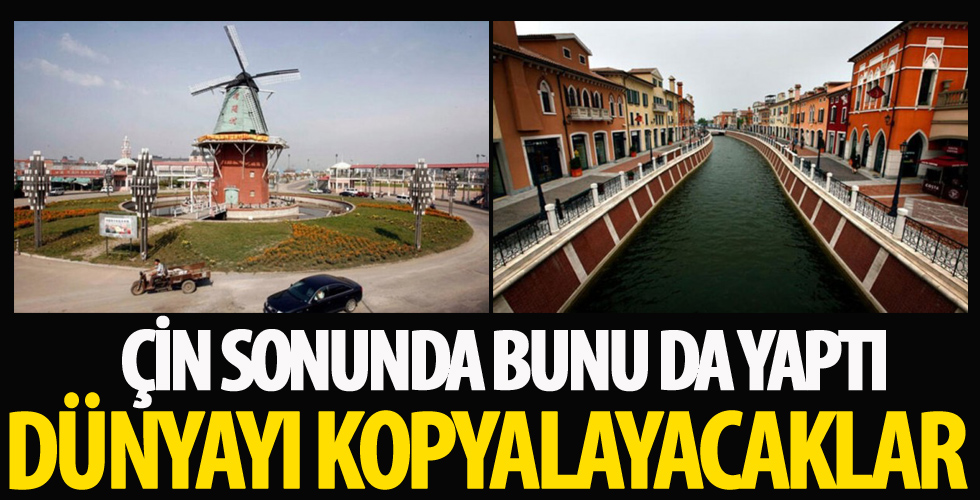 Çin bunu da yaptı! Dünyayı kopyalayacaklar…