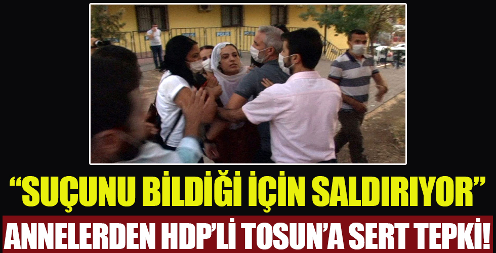 Evlat nöbeti tutan annelerden HDP’li Tosun’a tepki: Suçlarını bildikleri için saldırıyorlar