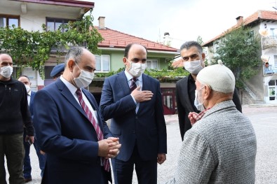 Vali Özkan Ve Başkan Altay Derebucak'ta Vatandaşlarla Buluştu