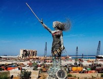 LÜBNAN - Acının heykelini yaptılar!