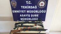 Tekirdağ'da Ruhsatsız Silah Operasyonu Açıklaması 5 Gözaltı