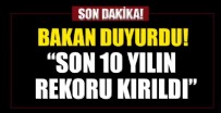 Bakan Varank duyurdu! Son 10 yılın rekoru kırıldı...