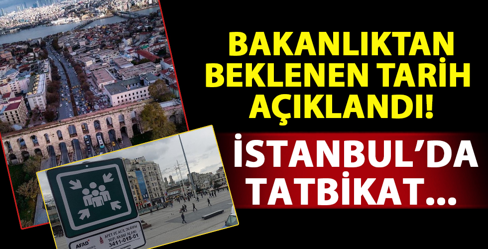 Bakanlık tarih vererek duyurdu: 3 Kasım'da İstanbul'da...