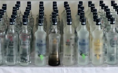 İstanbul'da 2,5 Ton Sahte İçki Ele Geçirildi