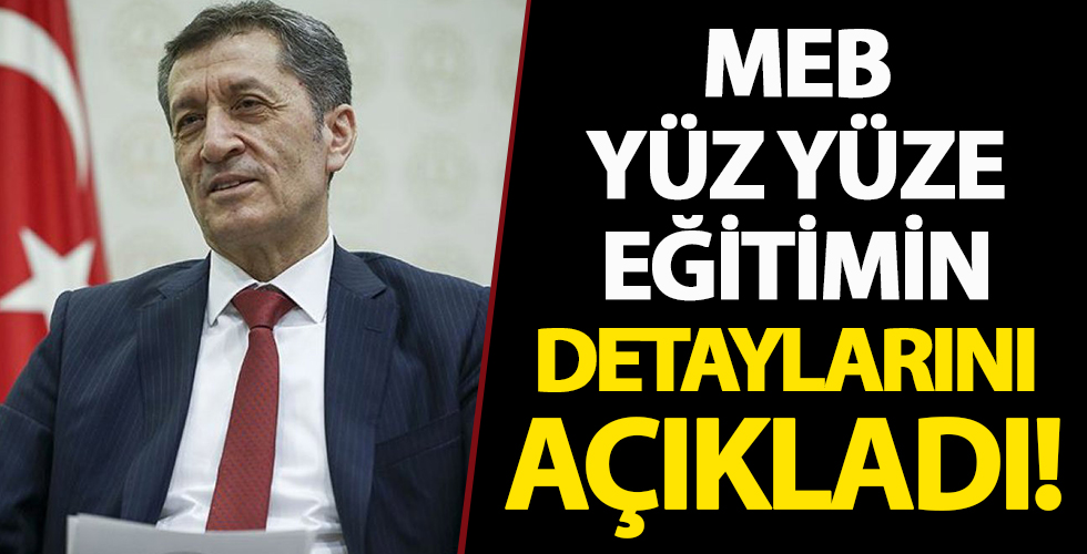 MEB’den yüz yüze eğitim açıklaması