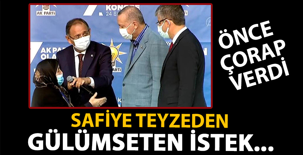Safiye Teyze'den gülümseten diyalog! Başkan Erdoğan'dan bunu istedi...