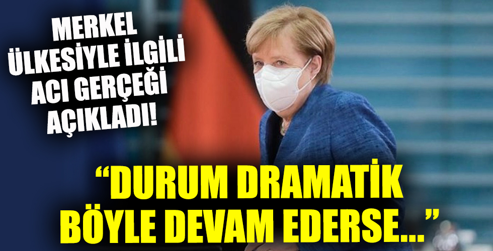 'Durum dramatik...' Merkel ülkesi ile ilgili acı gerçeği açıkladı!