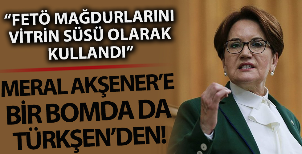 Eski İYİ Partili Ali Türkşen'den bomba açıklama! 'Meral Akşener FETÖ mağdurlarını vitrin süsü olarak kullandı'