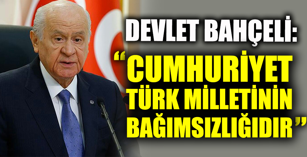 Devlet Bahçeli'den partisinin grup toplantısında önemli açıklamalar!