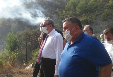 Mersin'deki Yangında Ev Ve Seralar Da Zarar Gördü