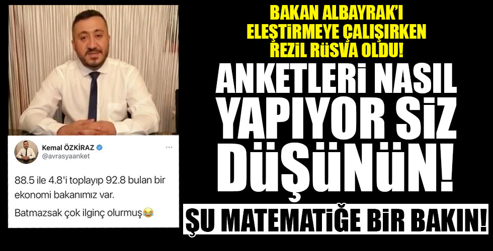Anketçi Kemal Özkiraz rezil rüsva oldu!