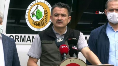 Tarım Ve Orman Bakanı Pakdemirli Açıklaması 'Hatay'daki Orman Yangını Kontrol Altına Alındı'