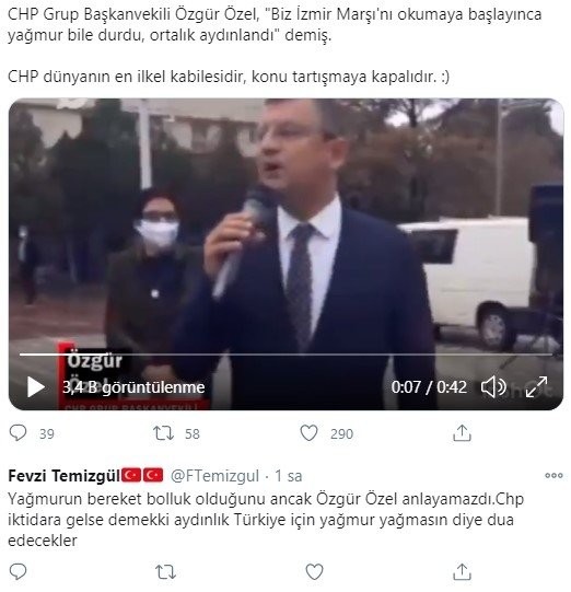 CHP'li Özgür Özel yine saçmaladı!