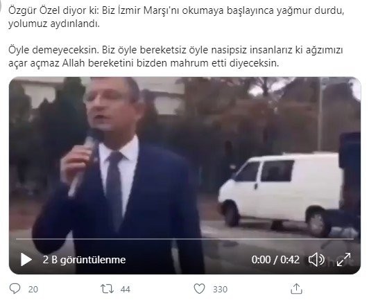 CHP'li Özgür Özel yine saçmaladı!