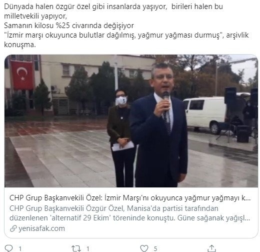 CHP'li Özgür Özel yine saçmaladı!
