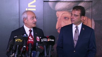 CHP Genel Başkanı Kılıçdaroğlu, Fatih'in Portresinin Ön Gösterimine Katıldı