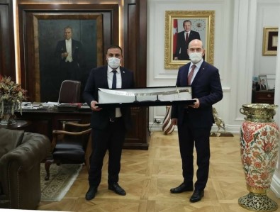 Hakanoğlu, İçişleri Bakanı Soylu'yu Ziyaret Etti
