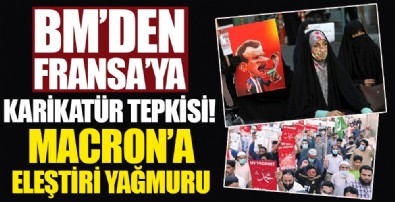 Birleşmiş Milletler’den Fransa’ya karikatür tepkisi