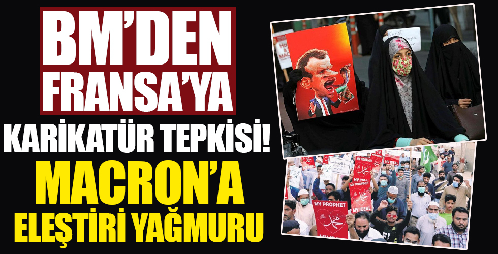 Birleşmiş Milletler’den Fransa’ya karikatür tepkisi