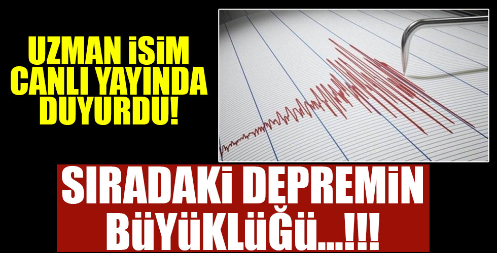 Uzman isim Ege'de sıradaki depremin büyüklüğünü açıkladı!