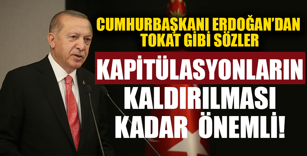 Başkan Erdoğan konuştu