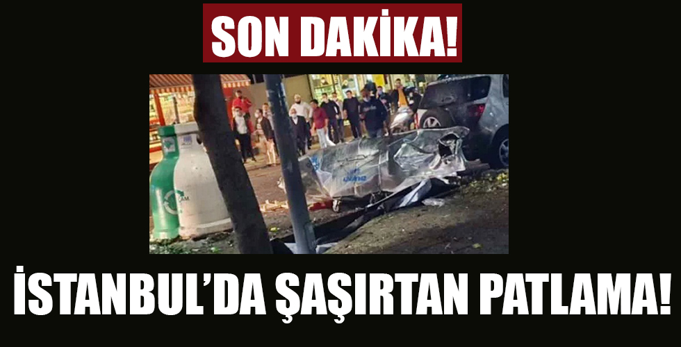 İstanbul'da bir çöp konteynerinde patlama