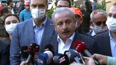 TBMM Başkanı Mustafa Şentop Enkaz Altından Çıkarılan Buse Hasyılmaz'ı Ziyaret Etti Açıklaması