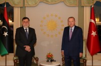 Cumhurbaşkanı Recep Tayyip Erdoğan, Libya Başbakanı Fayiz Es-Serrac'ı Kabul Etti