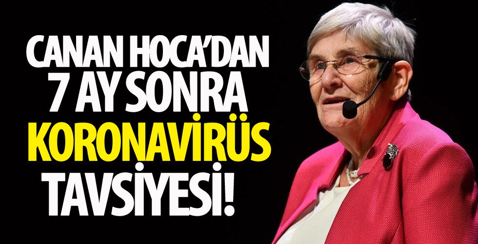 Prof. Canan Karatay'dan corona virüse karşı yeni öneri