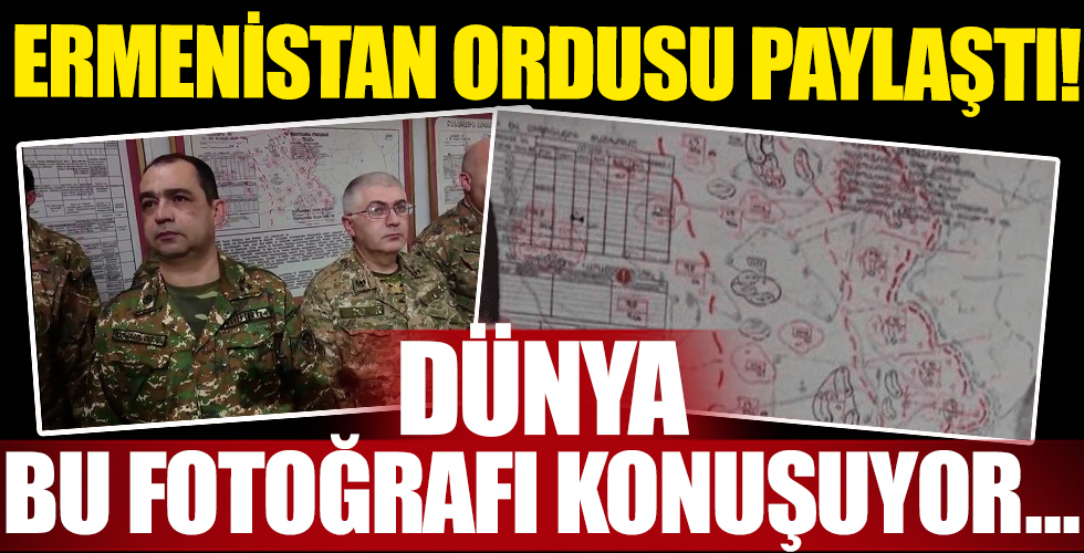 Ermenistan Ordusu paylaştı!