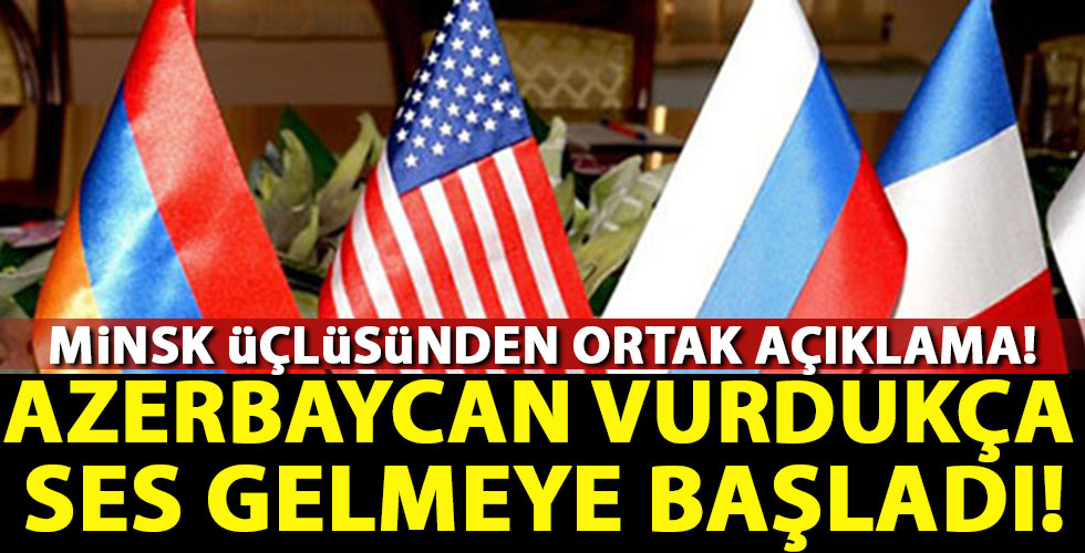 Rusya, Fransa, ve ABD'den Dağlık Karabağ açıklaması!