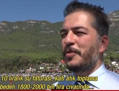 Turizm beldesinde fahiş fatura tepkisi!