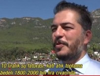 Turizm beldesinde fahiş fatura tepkisi!