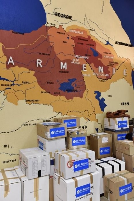 Skandal paylaşım! Fransa, Türkiye topraklarını böldü