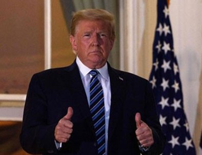 Trump hastaneden çıkar çıkmaz o tweeti attı!